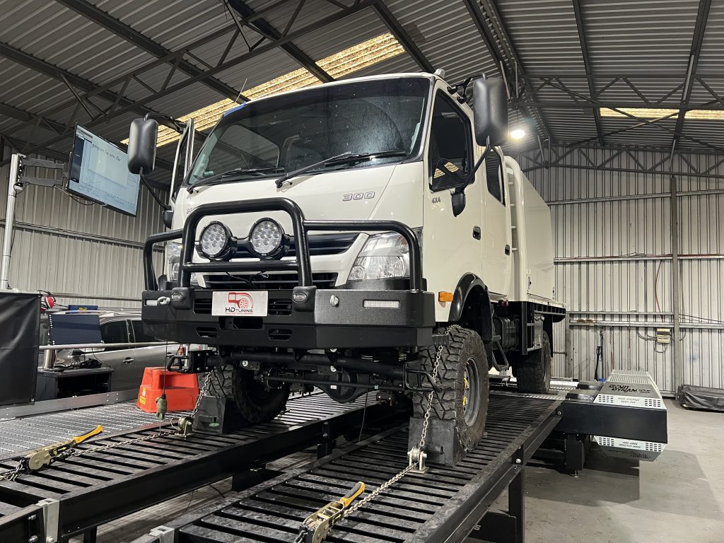 Hino 300 on the Dyno