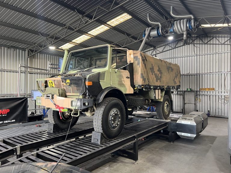 Mercedes Unimog Dyno Testing